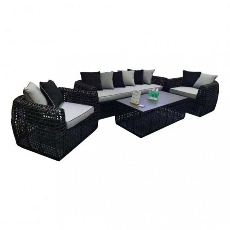 Millan Luxury Rattan 4-Piece Sofa Set