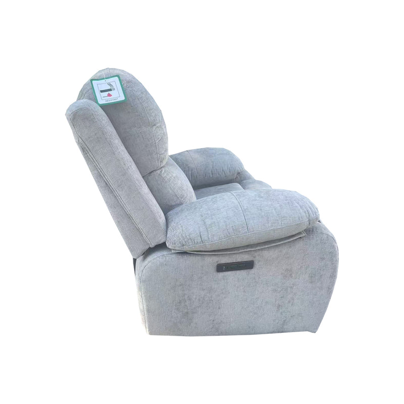 Grey Fabric Powered Recliner Sofas [ 1 Seater , 2 Seater , 3 Seater]